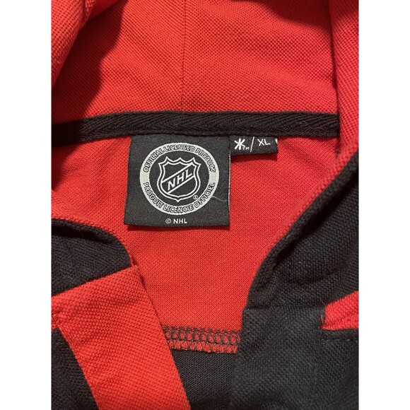 Chicago Blackhawks Rugby Pullover Hoodie by Starter Or KLEW. Size XL - Picture 9 of 9